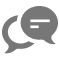 Icon illustration of chat bubbles